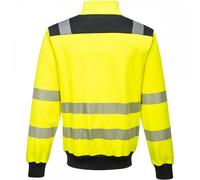 Portwest PW3 PW3 Hi-Vis Sweatshirt Yellow/Black Size: M Colour: Yellow M