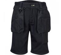 Portwest PW3 PW3 Holster Work Shorts Black Waist: 32" Colour: Bla 32"