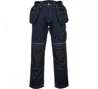 Portwest PW3 PW3 Holster Work Trousers Navy/Black Size: 38" Leg: 38" 32"