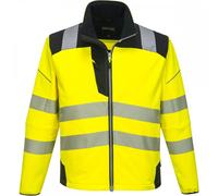 Portwest PW3 PW3 T402 Hi-Vis Softshell Jacket Yellow/Black Size: M Col M