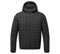 Portwest Jacket PW3 Square Baffle – Lightweight Thermal, Water-Resistant, Hooded – Black M