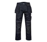 Portwest PW3 PW347 Cotton Holster Work Trousers Reinforced Panels | 12-Pocket Storage, Knee-Pad Pockets, Metal-Detector Friendly, Extendable Leg