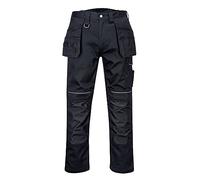Portwest PW3 Cotton Work Holster Trouser, Color: Black, Size: 42, PW347BKR42