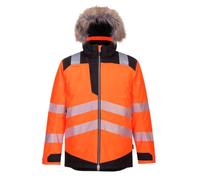 Portwest PW3 PW369 Hi-Vis Winter Parka Jacket Mens Work | EN ISO 20471 Class 3, EN 343 Class 3:1 X, EN 342 Cold Protection