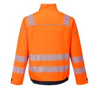 Portwest PW3 Hi-Vis Work Jacket, Size: XXXL, Colour: Orange/Navy, T500ONRXXXL