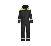 Portwest Pw3 Winter Coverall Black/Yellow Large PW353BKYL