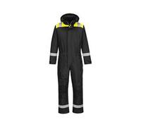 Portwest Pw3 Winter Coverall Black/Yellow XL PW353BKYXL