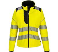 PW3 Hi-Vis Women's Softshell Jacket for Ladies that work Portwest-PW381