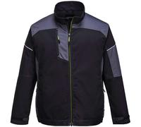 Portwest PW3 Work Jacket, Color: Black Zoom Grey, Size: M, T603BZRM