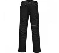 Portwest PW3 Lightweight Stretch Trousers Black + FOC Kneepads Regular 31" Leg