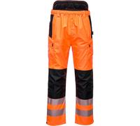 Portwest PW3 Hi-Vis Extreme Rain Trousers HiVisTex Waterproof Breathable Fabric