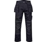 Portwest PW3 Cotton Work Holster Trouser, Color: Black, Size: 42, PW347BKR42
