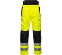 Portwest PW3 Hi-Vis Extreme Rain Trousers HiVisTex Waterproof Breathable Fabric