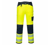 Portwest PW340 PW3 Hi-Vis Work Trousers Durable Multi Pocket Safety Workwear