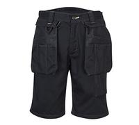 Portwest PW3 Mens Holster Work Shorts Black 44"