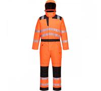 Portwest PW352 PW3 Hi-Vis Winter Coverall Orange/Black Size: M Colour: M 31"