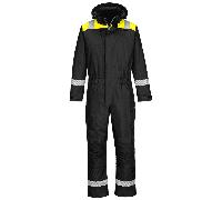 Portwest PW353 PW3 Winter Coverall Black/Yellow Chest: XL Inside Leg: XL 31"