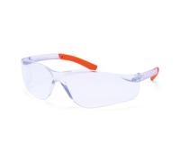 Portwest PW38 Pan View Safety Glasses Wrap Around Mens Work | Polycarbonate Lens, CE Certified, EN 166 1 FT, EN 170 2C-1.2, EN 172 5-3.1