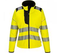 Portwest PW381 PW3 Hi-Vis Womens Softshell Yellow/Black Size: S Colour S