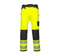 Portwest PW385 PW3 Yellow Polycotton Stretch Lightweight Ladies Hi Vis Trousers