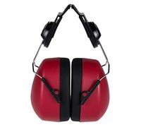 Portwest Clip-On Ear Protector, Size: One Size, Colour: Red, PW42RER