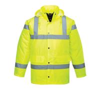Portwest Quality Hi Vis Unisex Waterproof Parka Traffic Work Jacket