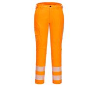 Portwest R440 RWS Hi-Vis Stretch Work Trousers Reflective | 4 Way Stretch, Polyester Elastane, Ergonomic Cut, Extendable Leg, Reflective Tape, Texpel Stain