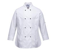 Portwest Rachel Chef Jacket White Size: XS Colour: White, Size: XS XS