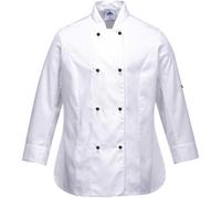 Portwest Rachel Womens Chefs Long Sleeve Jacket