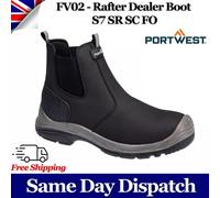 PORTWEST Rafter Dealer Boot S7 SR SC FO Waterproof Protective steel toecap Shoes