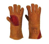 Portwest Reinforced Welding Gauntlet, Size: XL, A530BRRXL