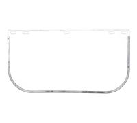 Portwest Replacement Shield Plus Visor, Color: Clear, Size: 20X40CM, PW99CLR