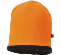 Portwest Reversible Hi Vis Beanie Hat Orange / Black One Size