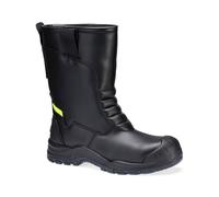 Portwest Rigger S3L SC HRO CI SR FD07 Leather and Steel Winter Boots, black, 10 UK