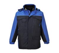 PORTWEST RipStop Contrast Parka Jacket Waterproof Breathable Winter Hooded Coat