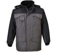 Portwest Ripstop Parka Black / Grey 3XL