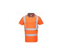 Portwest RT22ORRXXL Hi-Vis Short Sleeved Polo XXL Orange