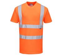 Portwest RT23 High Visibility Rail T-Shirt, Orange, 6XL