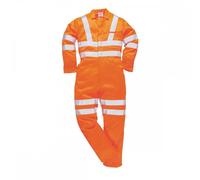 Portwest RIS Hi Vis Polycotton Coverall Orange XS 31"