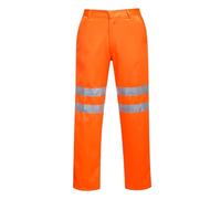 Portwest RT45 Hi-Vis Polycotton Service Trousers Stain Resistant Reflective