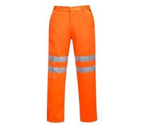 Rail Hi-Vis Class 2 Polycotton Work Trousers RIS GO/RT Portwest RT45