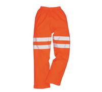 Portwest RT51 Sealtex Ultra Hi-Vis Rain Trousers Waterproof Pull-On Design | Orange, Small, EN ISO 20471 Class 2, EN 343 Class 3:2, UPF 40+, Regular Fit, Heat Applied Reflective Tape, High Visibility