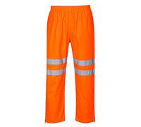 Portwest RT61 Hi-Vis Breathable Rain Trousers Waterproof Double PU Coated