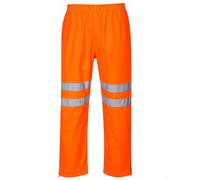 Portwest RT61 Hi-Vis XXL Extreme Breathable Rainwear TRAFFIC TROUSERS ORANGE