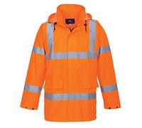 Portwest S160 Hi-Vis Rain Lite Traffic Jacket Long Sleeve Machine Washable