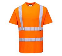 Hi Visibility Crew Neck Tee-Shirt Short Sleeved Tee RIS Portwest S170