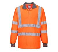 Portwest Hi Vis Polo Long Sleeve Shirt