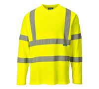 Portwest Hi Vis Comfort cotton Tee Shirt Long Sleeves RIS 3279 S278