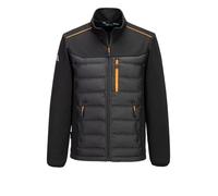 Portwest S381 Hybrid Baffle Jacket Black S Colour: Black, Chest Size: S