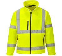 Portwest Hi-Vis Classic Softshell Jacket (3L), Size: XXL, Colour: Yellow, S424YERXXL